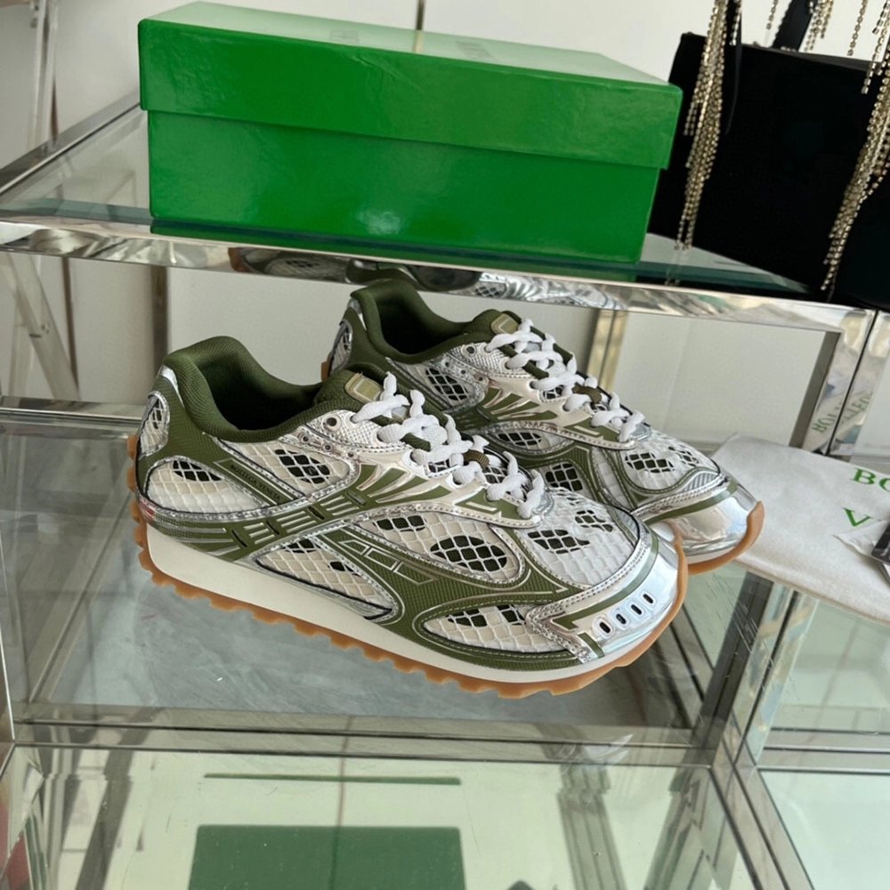 Bottega Veneta Orbit Runner Sneaker Olive green,BOTTEGA VENETA SNEAKER