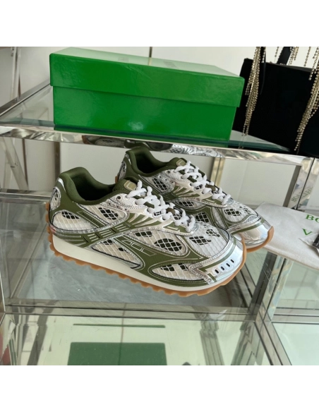 Bottega Veneta Orbit Runner Sneaker Olive green,BOTTEGA VENETA SNEAKER