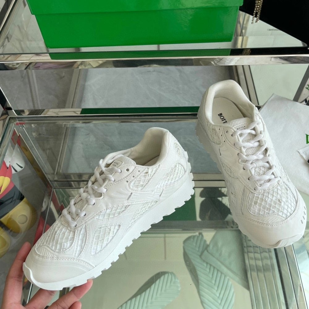 Bottega Veneta Orbit Runner Sneaker White,BOTTEGA VENETA SNEAKER