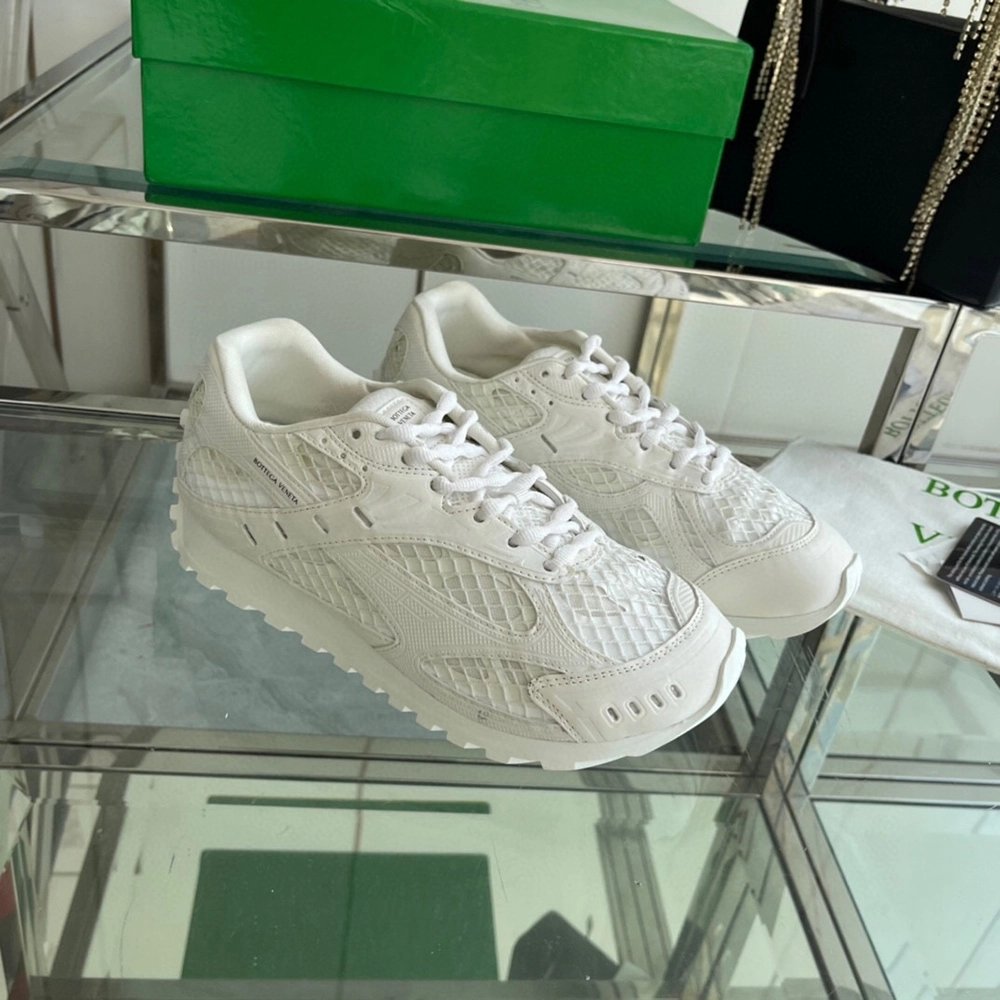 Bottega Veneta Orbit Runner Sneaker White,BOTTEGA VENETA SNEAKER