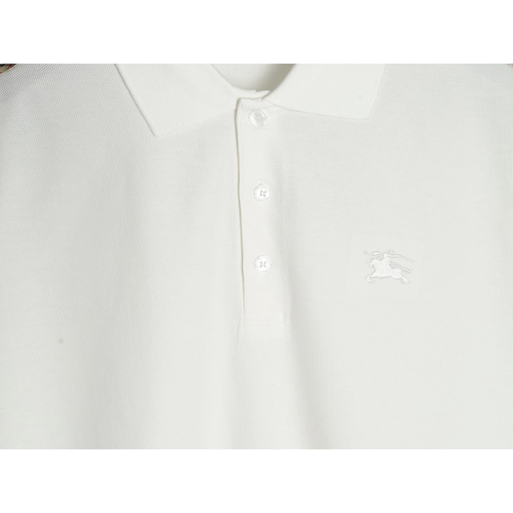 Burberry Warhorse Embroidery Check Shoulder Short Sleeve Polo Shirt,Burberry