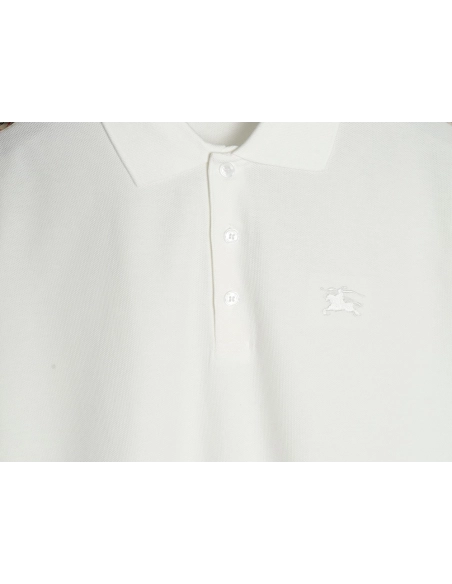 Burberry Warhorse Embroidery Check Shoulder Short Sleeve Polo Shirt,Burberry