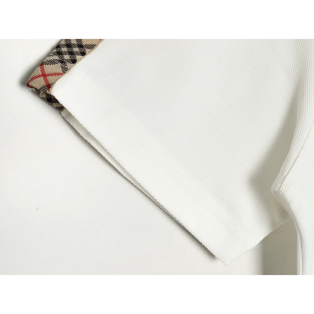 Burberry Warhorse Embroidery Check Shoulder Short Sleeve Polo Shirt,Burberry