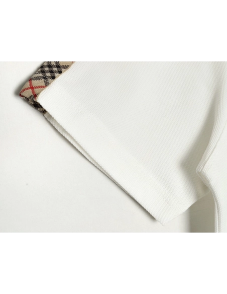 Burberry Warhorse Embroidery Check Shoulder Short Sleeve Polo Shirt,Burberry
