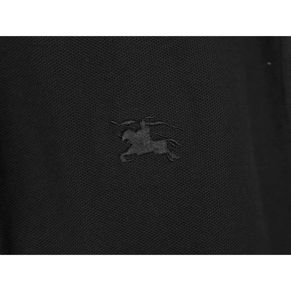 Burberry Warhorse Embroidery Check Shoulder Short Sleeve Polo Shirt TSK2,Burberry