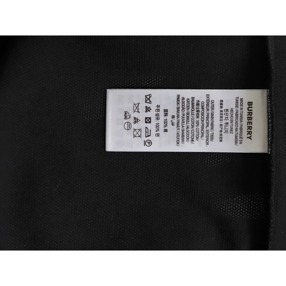 Burberry Warhorse Embroidery Check Shoulder Short Sleeve Polo Shirt TSK2,Burberry