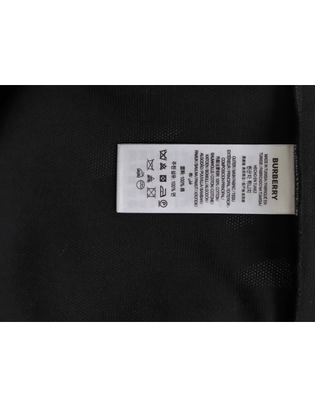Burberry Warhorse Embroidery Check Shoulder Short Sleeve Polo Shirt TSK2,Burberry