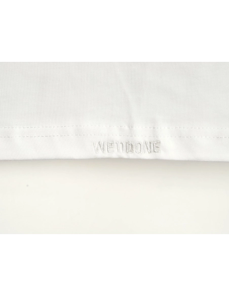 We11Done Gothic font print monster sketch short-sleeved T-shirt,We11done