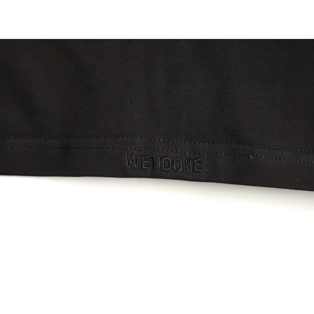 We11Done Gothic font print monster sketch short-sleeved T-shirt TSK1,We11done