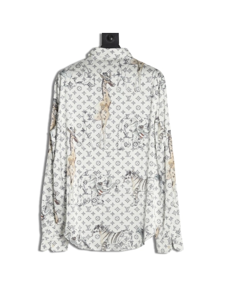 Louis Vuitton Zoo Limited Edition Long Sleeve Shirt,Louis Vuitton