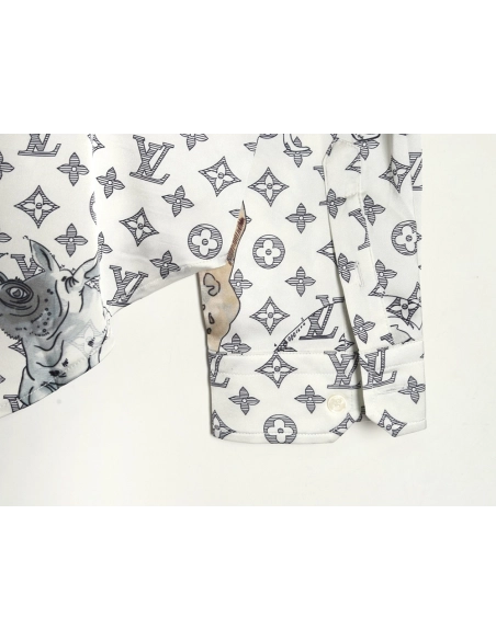 Louis Vuitton Zoo Limited Edition Long Sleeve Shirt,Louis Vuitton