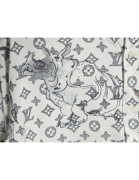 Louis Vuitton Zoo Limited Edition Long Sleeve Shirt,Louis Vuitton