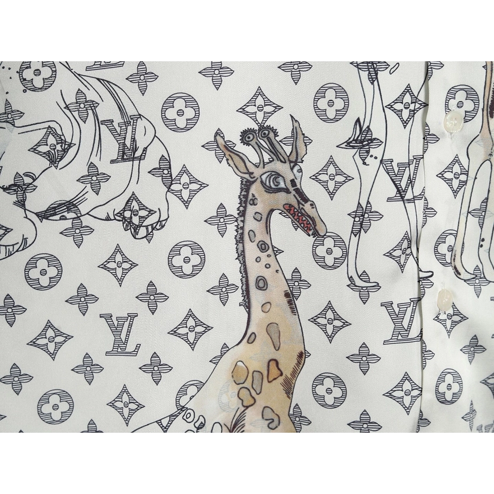 Louis Vuitton Zoo Limited Edition Long Sleeve Shirt,Louis Vuitton