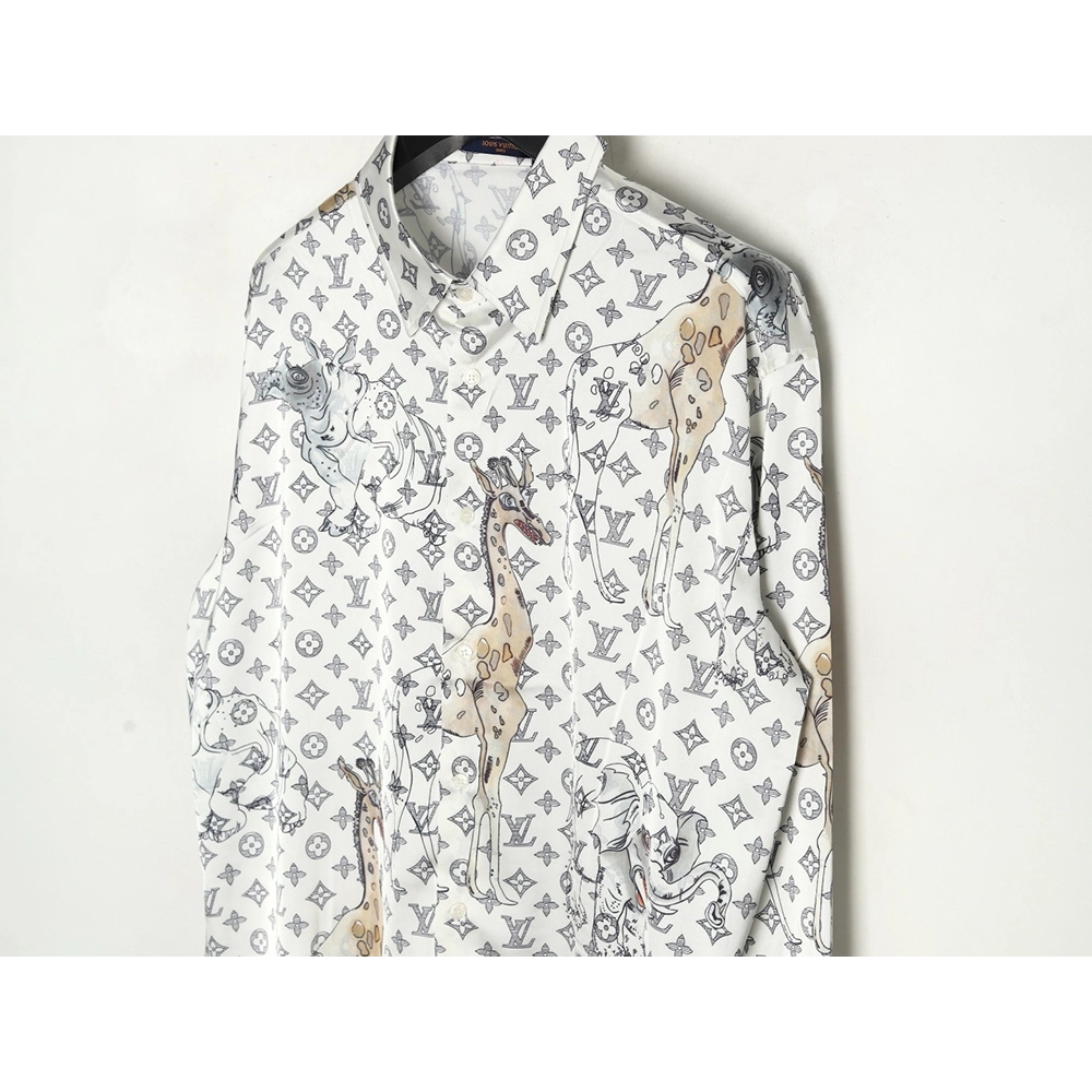 Louis Vuitton Zoo Limited Edition Long Sleeve Shirt,Louis Vuitton