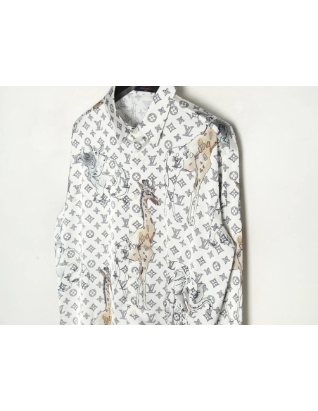 Louis Vuitton Zoo Limited Edition Long Sleeve Shirt,Louis Vuitton