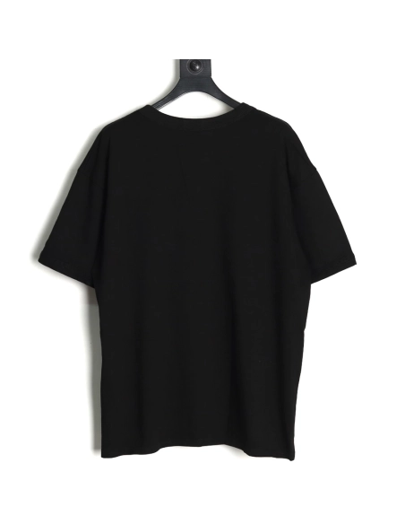 Dior &amp; Stone Island Embroidered Letter Compass Short Sleeve T-Shirt TSK1,Dior