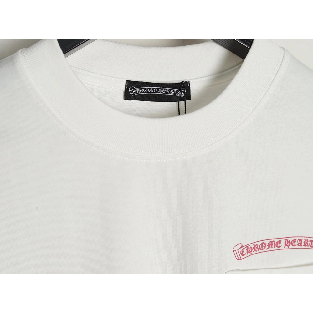 Chrome Hearts purple horseshoe gradient logo short-sleeved T-shirt,Chrome Hearts