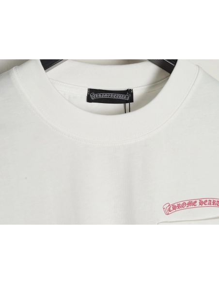 Chrome Hearts purple horseshoe gradient logo short-sleeved T-shirt,Chrome Hearts