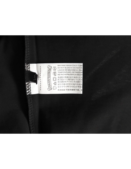 Chrome Hearts purple horseshoe gradient logo short-sleeved T-shirt TSK1,Chrome Hearts