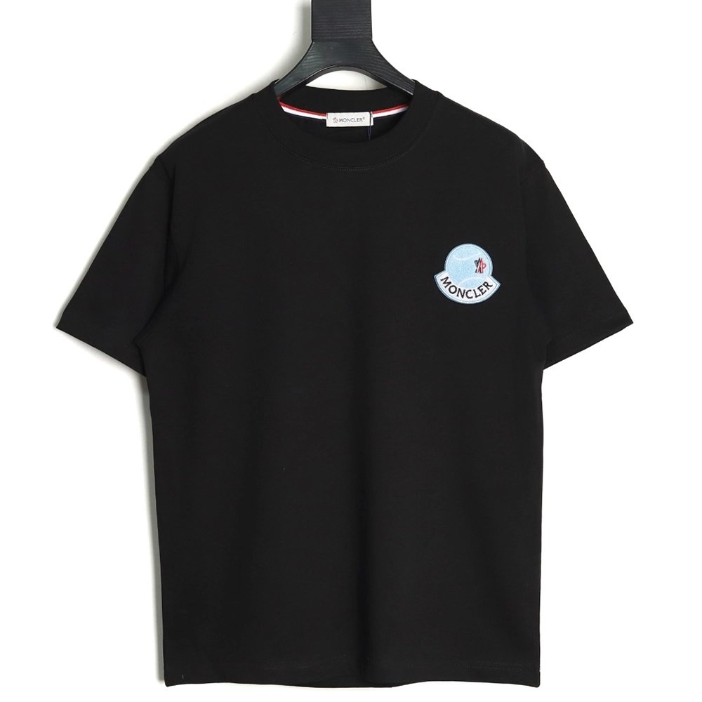 Moncler Towel Embroidered Signature Logo Short Sleeve T-shirt TSK1,Moncler