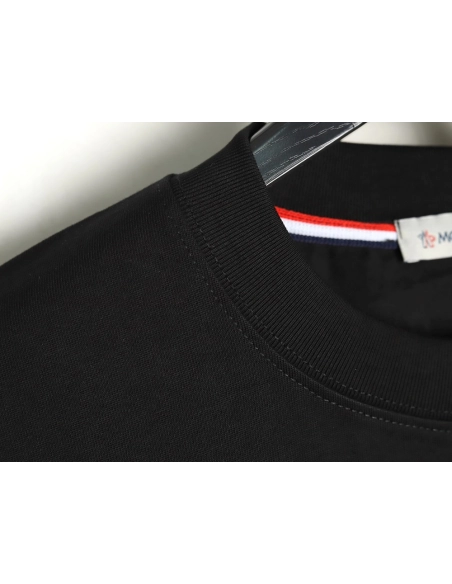 Moncler Towel Embroidered Signature Logo Short Sleeve T-shirt TSK1,Moncler