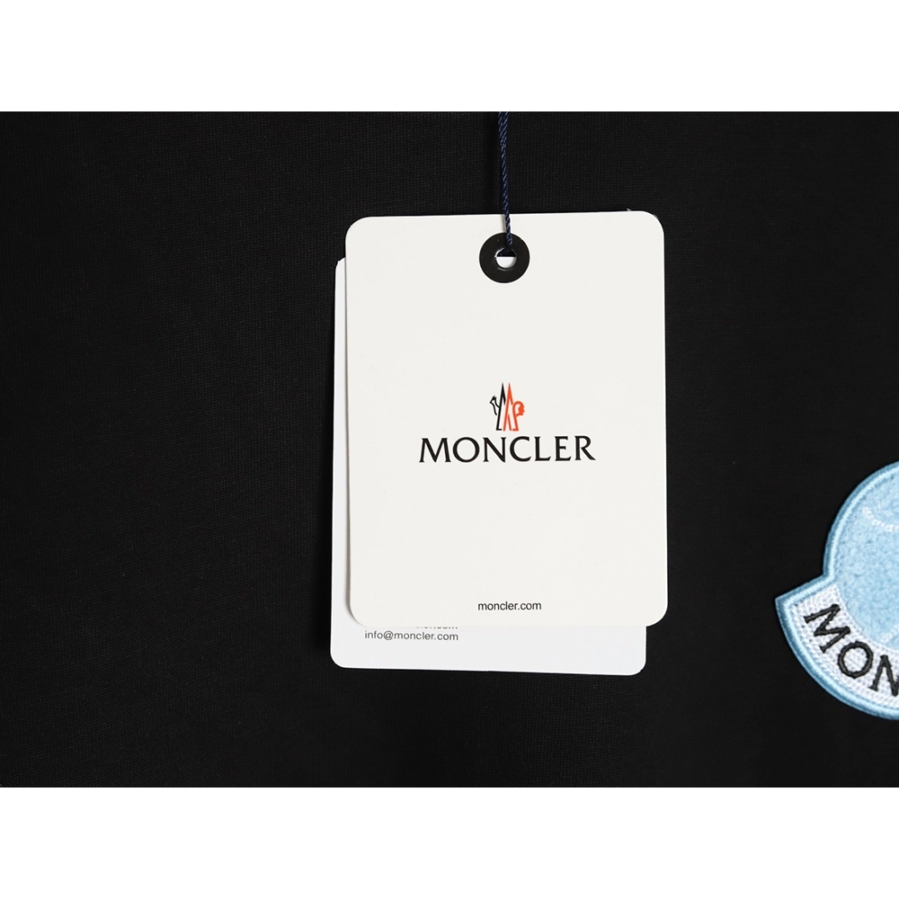 Moncler Towel Embroidered Signature Logo Short Sleeve T-shirt TSK1,Moncler