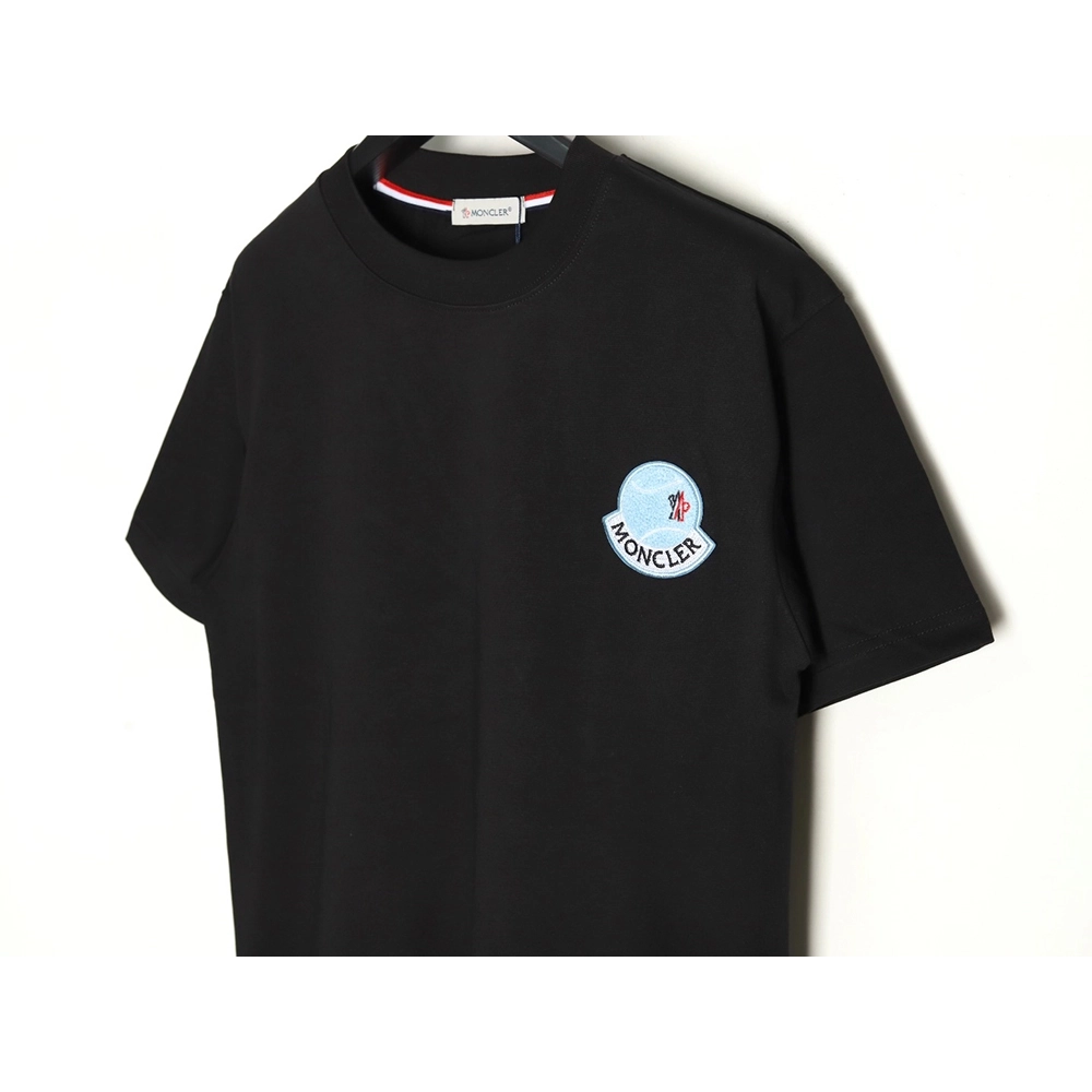 Moncler Towel Embroidered Signature Logo Short Sleeve T-shirt TSK1,Moncler