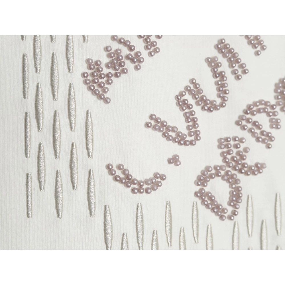 Louis Vuitton tricolor beaded embroidered short-sleeved T-shirt,Louis Vuitton