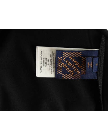 Louis Vuitton tricolor beaded embroidered short-sleeved T-shirt TSK2,Louis Vuitton