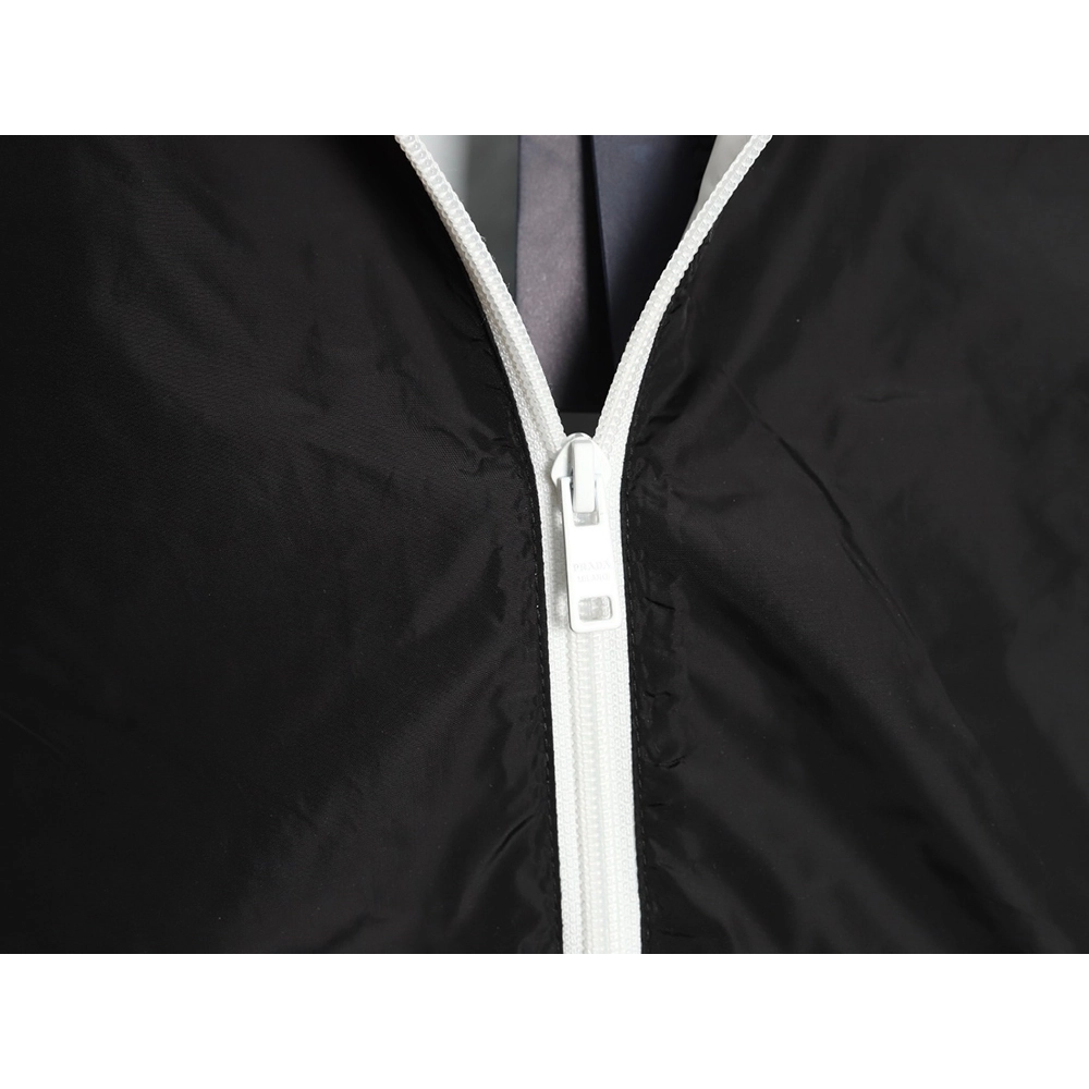 Prada White Zipper Camping Hooded Jacket,Prada