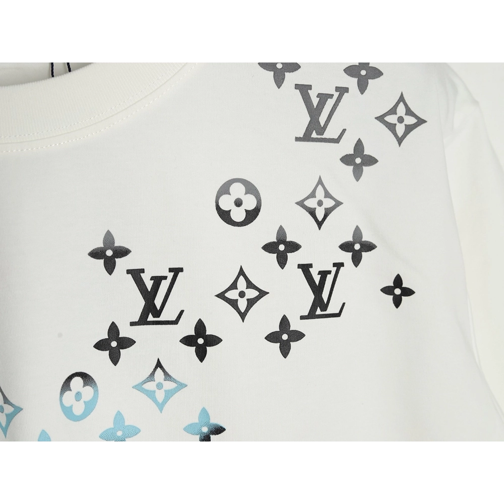 Louis Vuitton Gradient Digital Print Short Sleeve T-shirt,Louis Vuitton