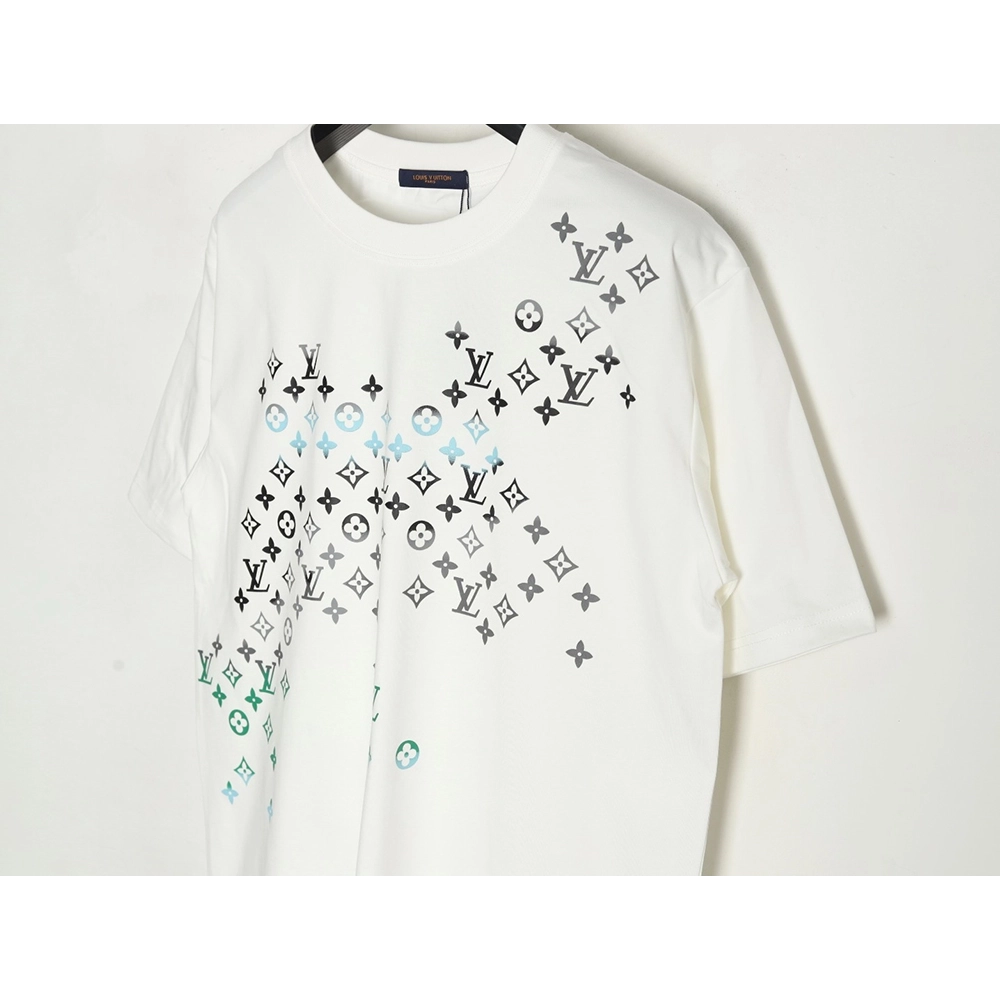 Louis Vuitton Gradient Digital Print Short Sleeve T-shirt,Louis Vuitton