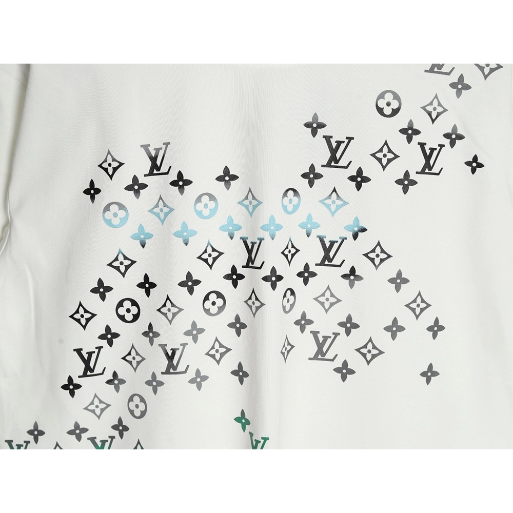 Louis Vuitton Gradient Digital Print Short Sleeve T-shirt,Louis Vuitton