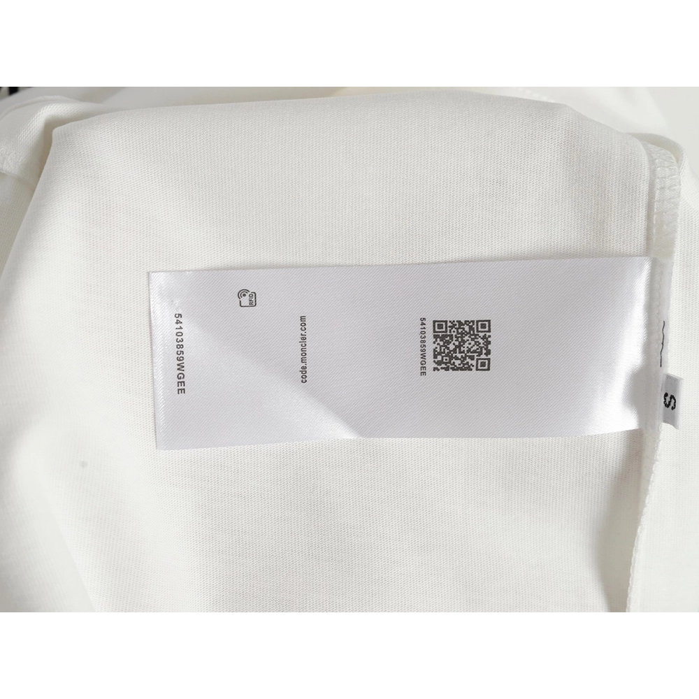 Moncler flocked letter short-sleeved T-shirt,Moncler