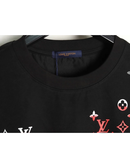 Louis Vuitton Gradient Digital Print Short Sleeve T-shirt TSK1,Louis Vuitton