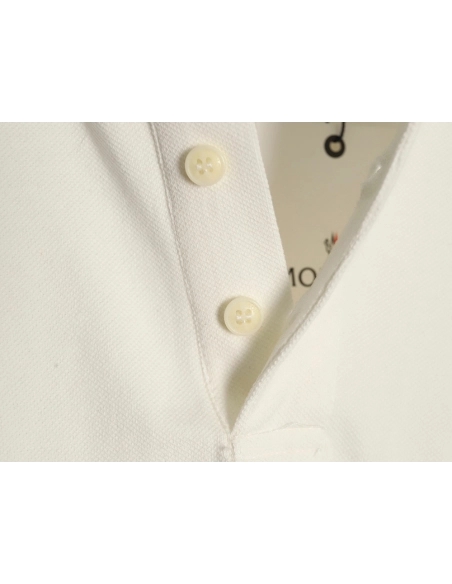 Moncler Running Man Embroidered Badge Short Sleeve Polo Shirt,Moncler