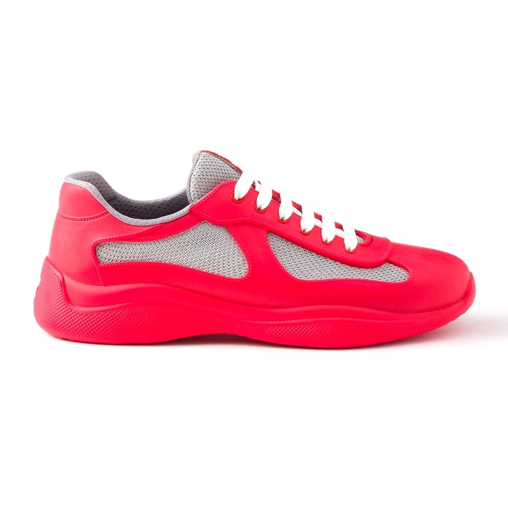 Prada Americas Cup sneakers Red,PRADA SNEAKER