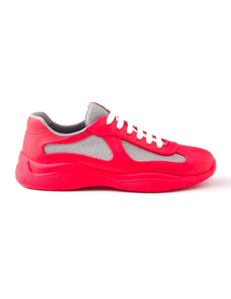 Prada Americas Cup sneakers Red,PRADA SNEAKER