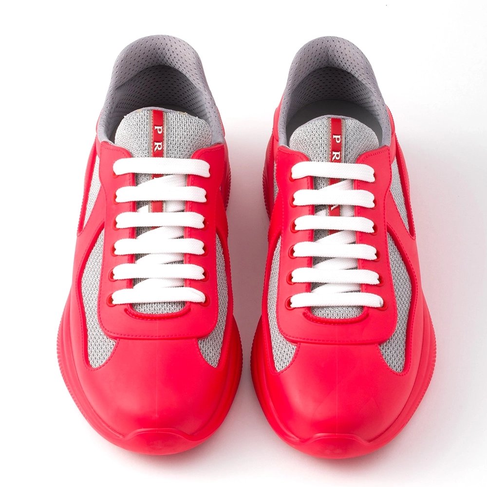 Prada Americas Cup sneakers Red,PRADA SNEAKER