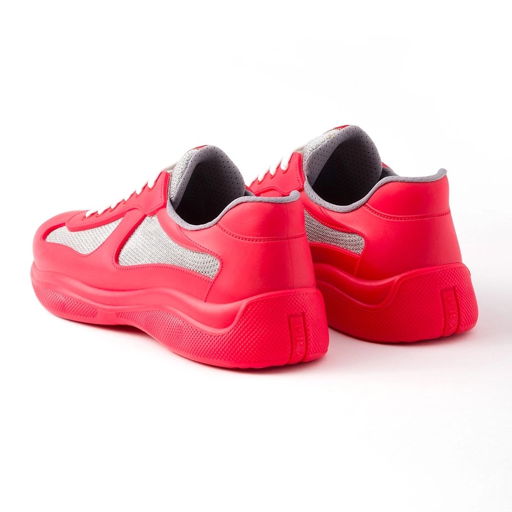 Prada Americas Cup sneakers Red,PRADA SNEAKER