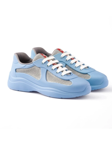 Prada Americas Cup sneakers Ligrh Blue,PRADA SNEAKER