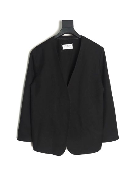 Maison Margiela collarless silhouette suit jacket,Maison Margiela