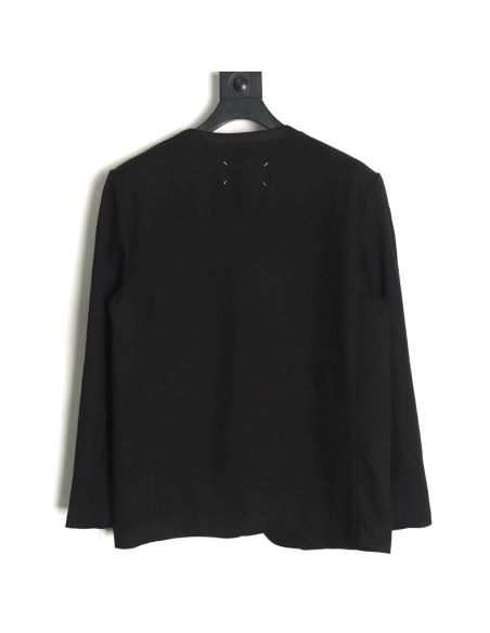 Maison Margiela collarless silhouette suit jacket,Maison Margiela