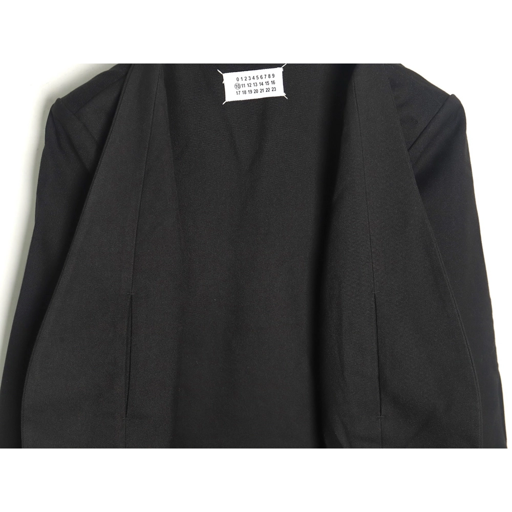 Maison Margiela collarless silhouette suit jacket,Maison Margiela