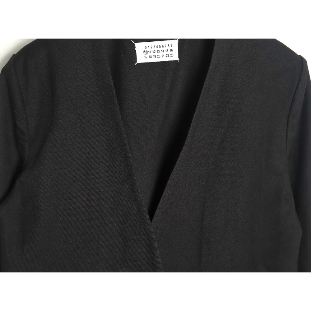 Maison Margiela collarless silhouette suit jacket,Maison Margiela