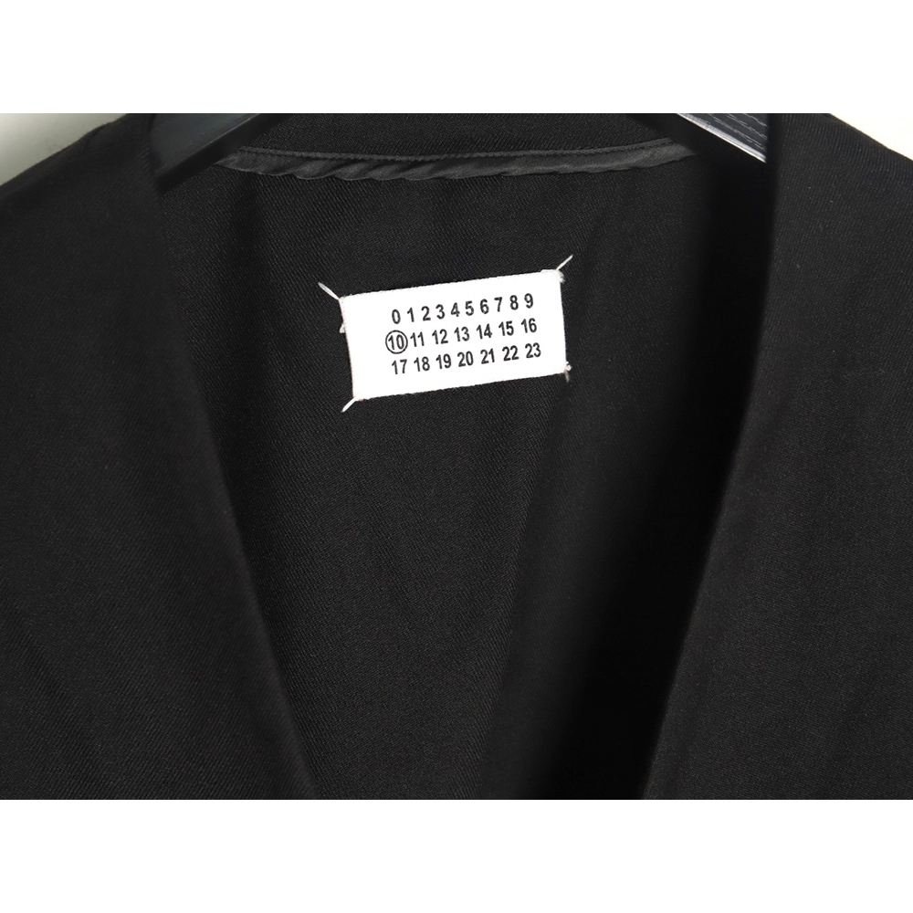 Maison Margiela collarless silhouette suit jacket,Maison Margiela