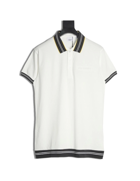 Burberry Striped Threaded Polo Short Sleeve,Burberry