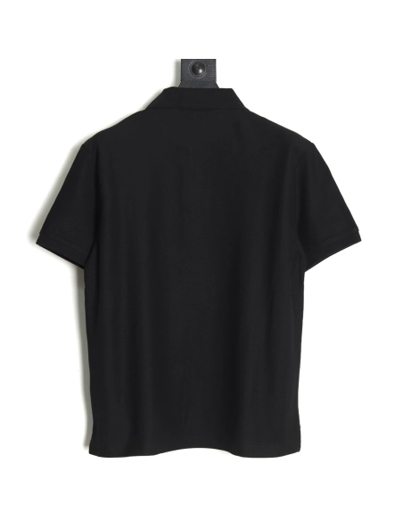 Prada Red Stripe Triangle Half Zip Short Sleeve POLO Shirt,Prada