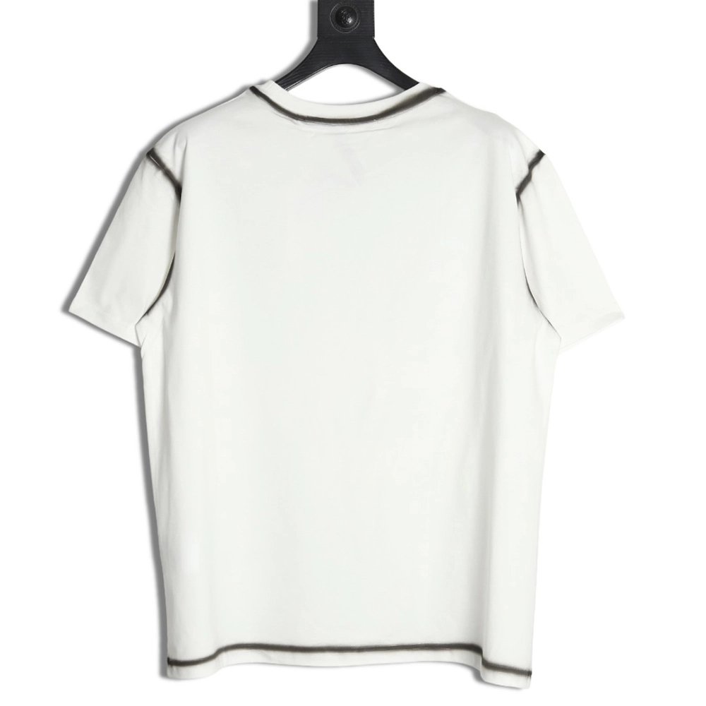 Alexander Wang Washed Lettering LOGO Short Sleeve T-Shirt,Alexander Wang
