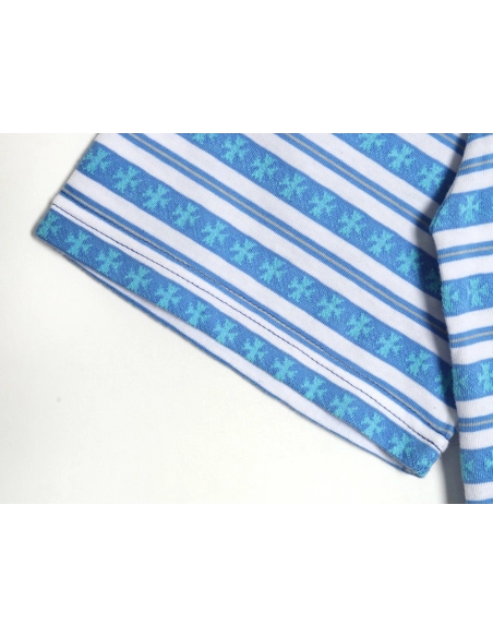 Chrome Hearts Striped Cross Short Sleeve T-Shirt,Chrome Hearts